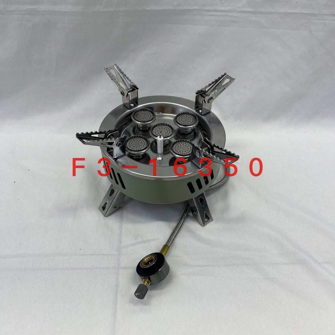 Five-core gas stove, outdoor camping stove for boiling water and tea, portable folding camping cookware, gas stove, source factory, source factory Item Picture