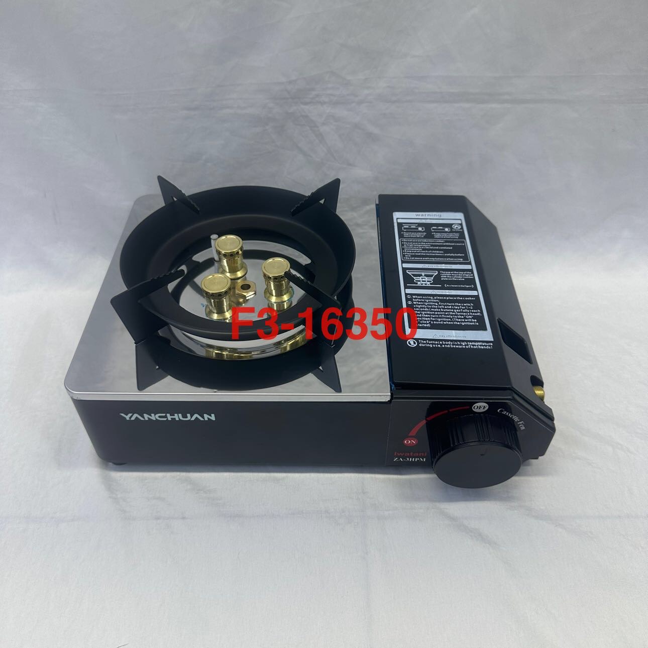 The magnetic valve body of the portable outdoor dual-purpose camping gas stove is more convenient to install. Source factory. Source factory Specification image