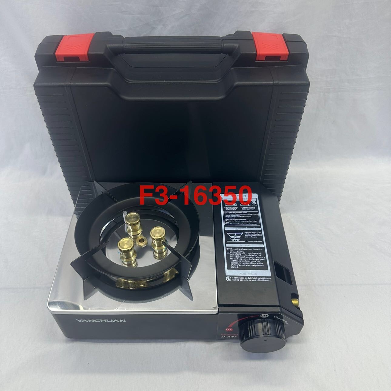 The magnetic valve body of the portable outdoor dual-purpose camping gas stove is more convenient to install. Source factory. Source factory Item Picture
