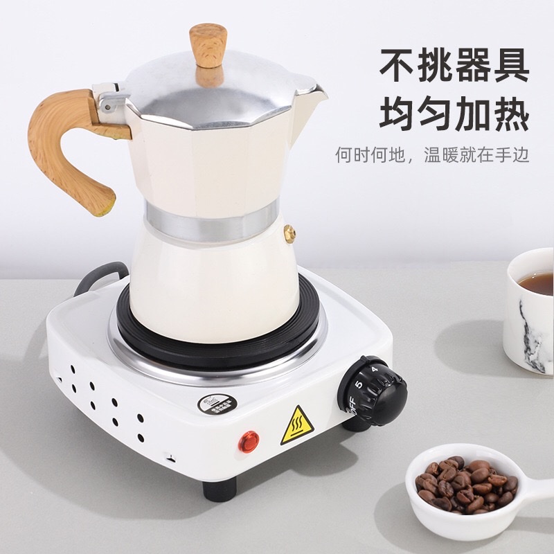 Mocha kettles, electric stoves, coffee POTS, household small electric ceramic stoves, electric heating stoves, induction cookers, coffee pot source factories Application Scenario