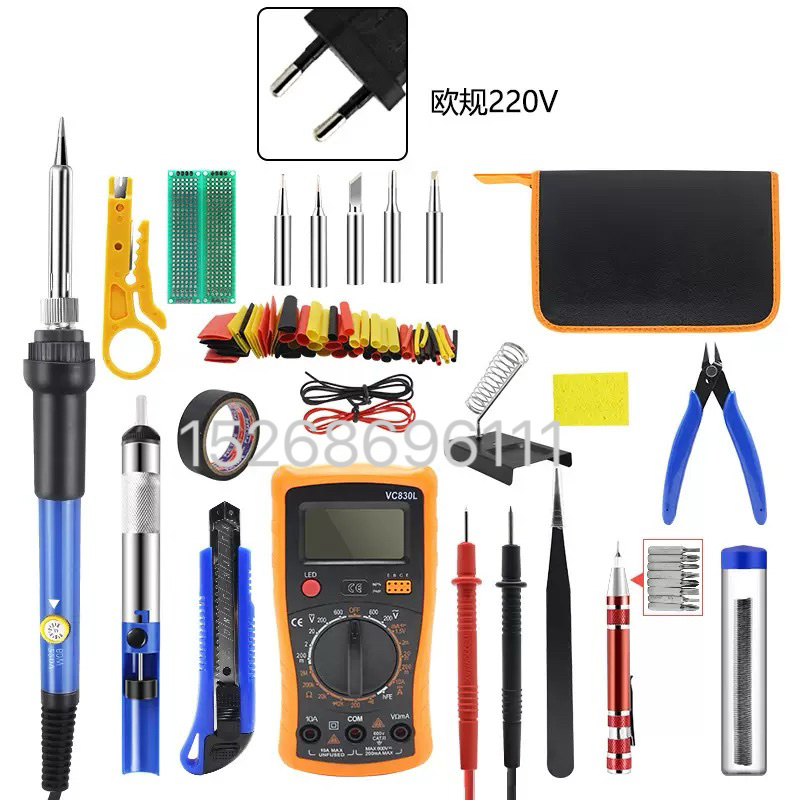 Multimeter soldering iron set, electronic repair, electrical tools, student combination, household soldering iron set Application Scenario