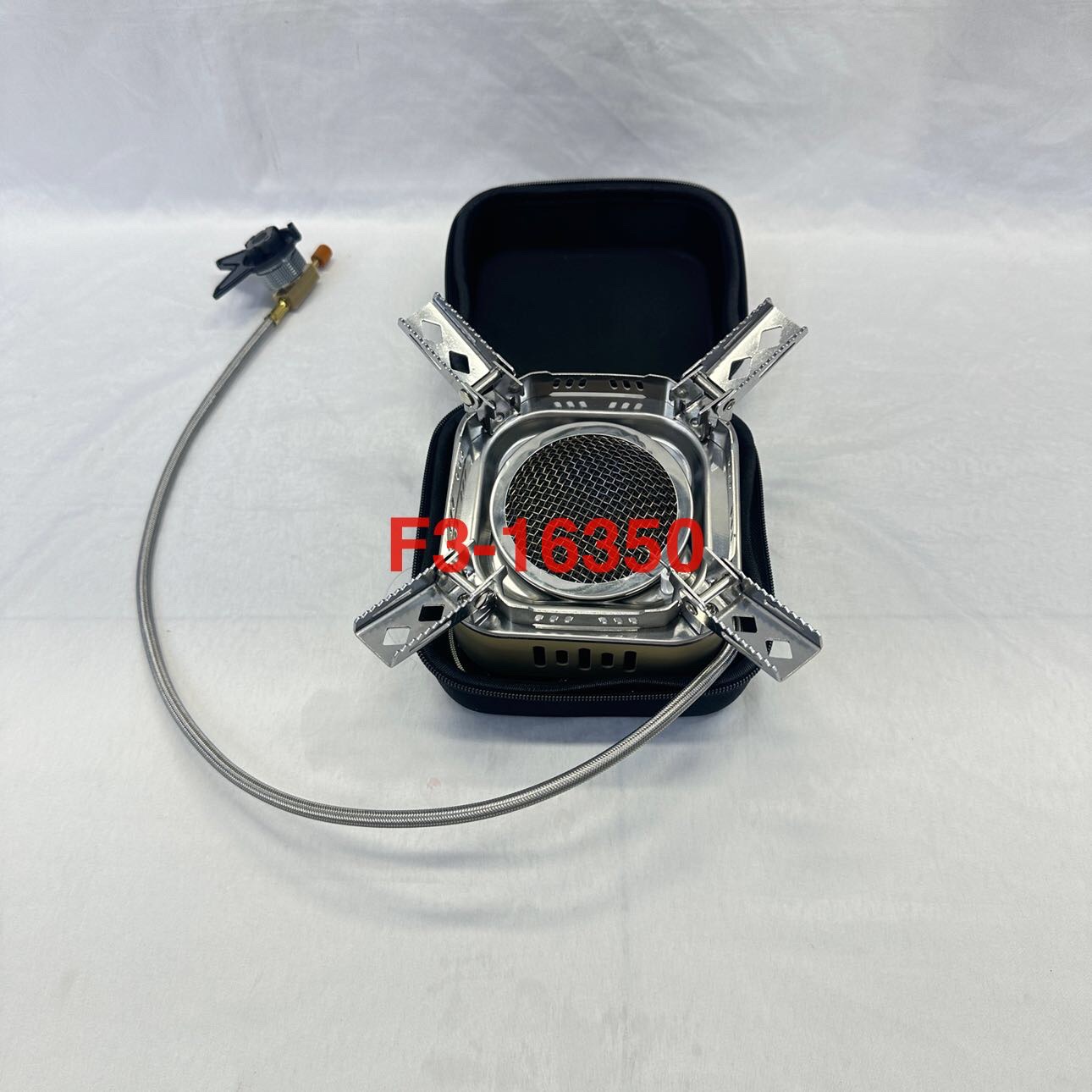 The new infrared gas stove with a powerful flame comes with an adapter. It is an outdoor gas stove and an outdoor camping stove. Source factory. Source factory details Picture
