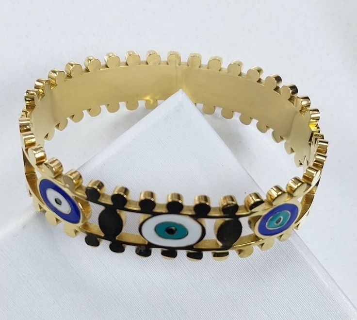 欧美风齿轮不锈钢手镯