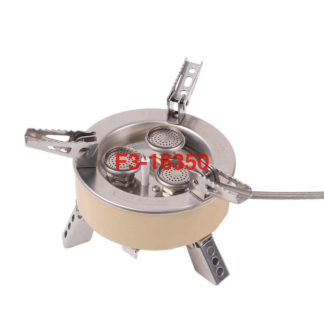 户外便携式三芯猛火炉灶露营自驾游燃气炉具野炊野营瓦斯三头炉子详情图3