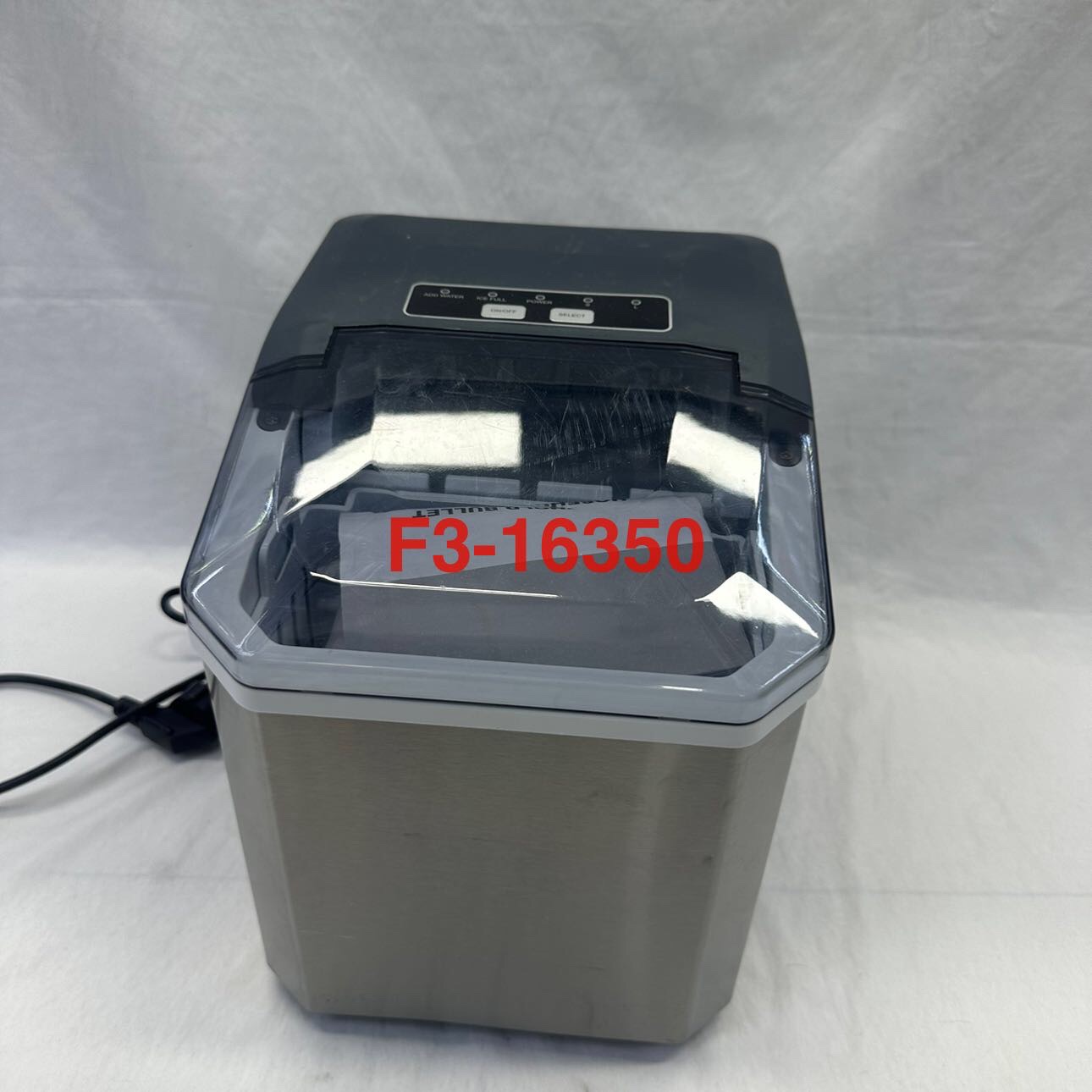 不锈钢外壳制冰机 商用奶茶店小型酒吧迷你全自动家用方冰块制作机器 详情图2