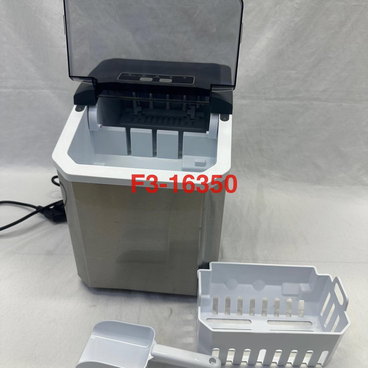 不锈钢外壳制冰机 商用奶茶店小型酒吧迷你全自动家用方冰块制作机器 详情图6