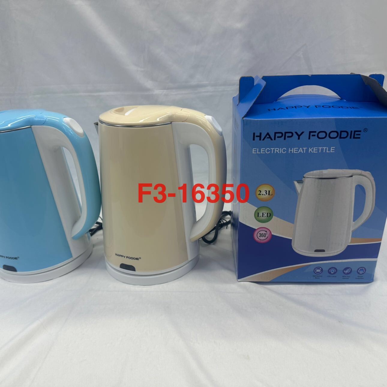 Hapy Foddie 917 من الصلب غير القابل للصدأ في غلاية الماء الكهربائية details Picture