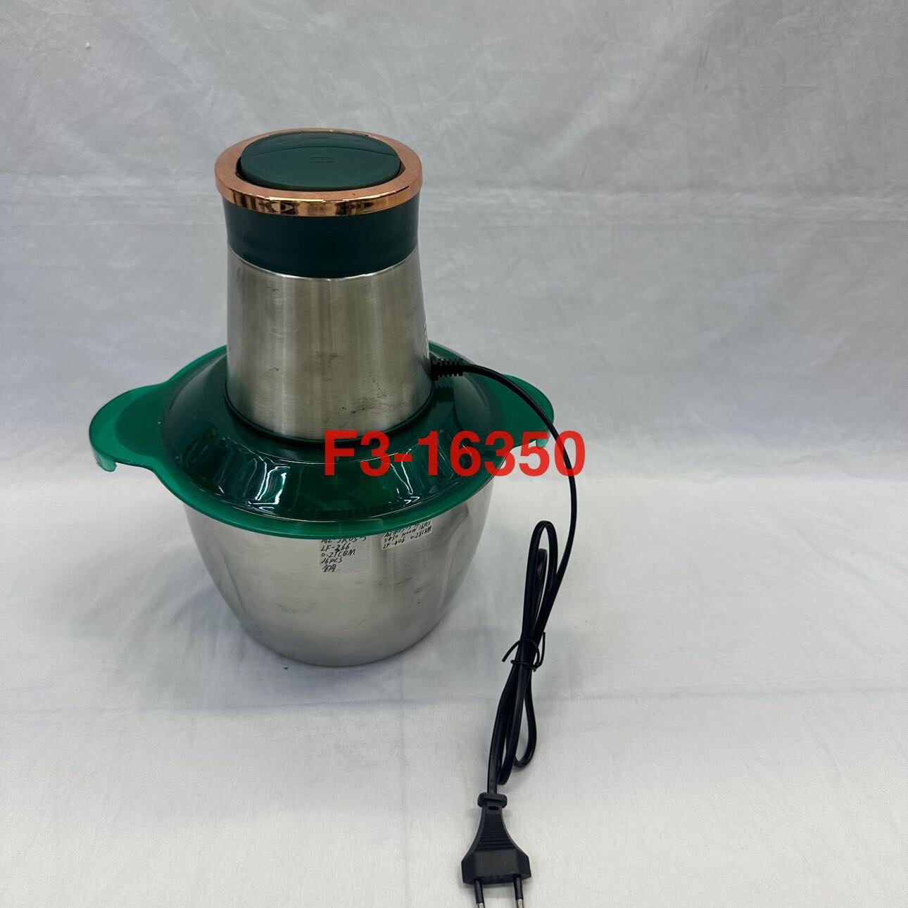 Cross-border best-selling commercial electric garlic minder with large capacity for mincing meat, household garlic puree and ginger paste meat mincing wonder JR05-3, source factory details Picture