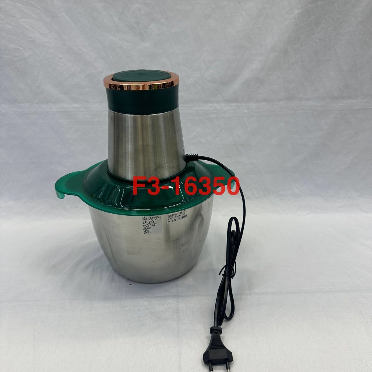 Cross-border best-selling commercial electric garlic minder with large capacity for mincing meat, household garlic puree and ginger paste meat mincing wonder JR05-3, source factory