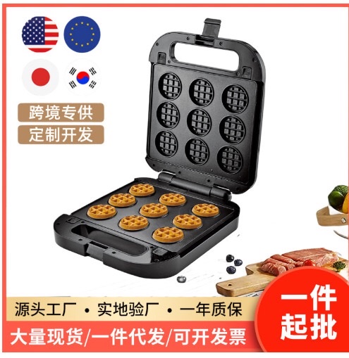 Doughnut machine, cake breakfast machine, Taiwan and the United States sandwich machine, large eight-hole bread machine, original factory, original factory Item Picture