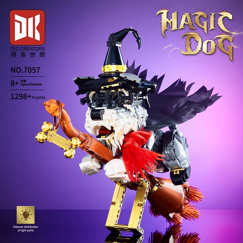 Compatible with Deke building blocks Magic Dog adult cute playmate, a new version of domestic handcrafted mechanical assembly 2025 building blocks Application Scenario