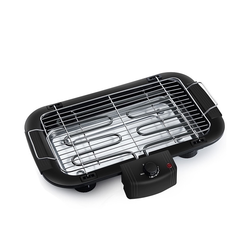 En stock parrilla eléctrica doméstica parrilla eléctrica sin humo parrilla eléctrica parrilla de carne estantería de parrilla interior fiesta familiar fuente de fábrica Item Picture