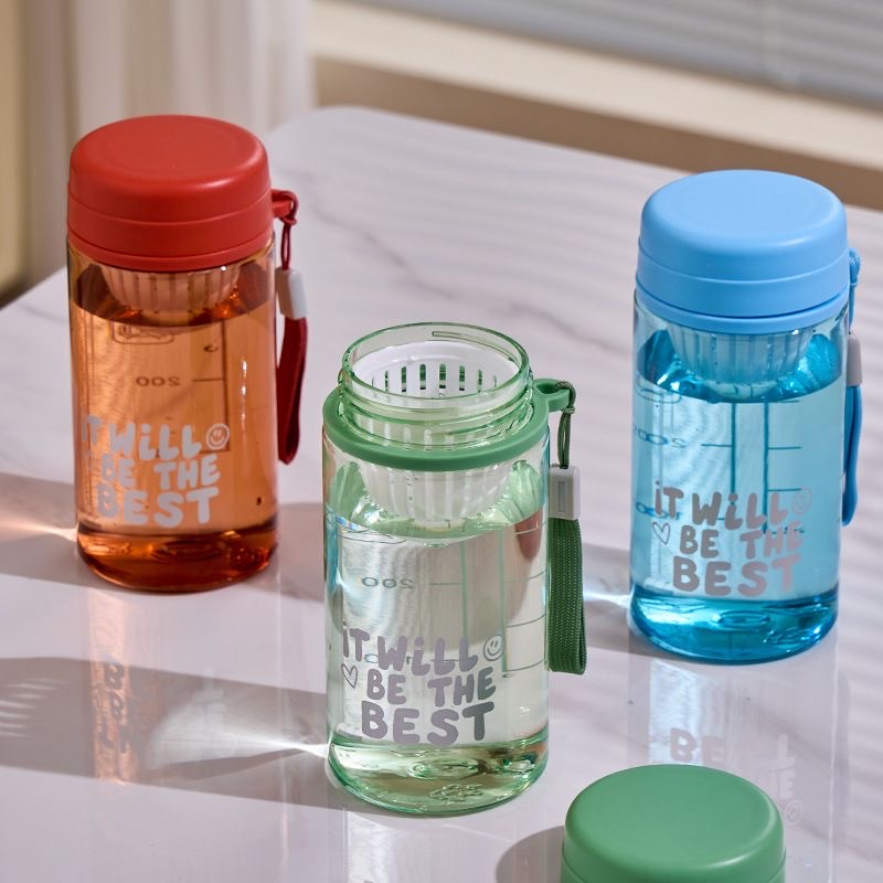 Ins-style high-temperature resistant portable cup, high appearance level, plastic cup for going out, portable and simple student water cup, men's and women's pocket cups, other 450ML, TY-0117-493S /L Application Scenario
