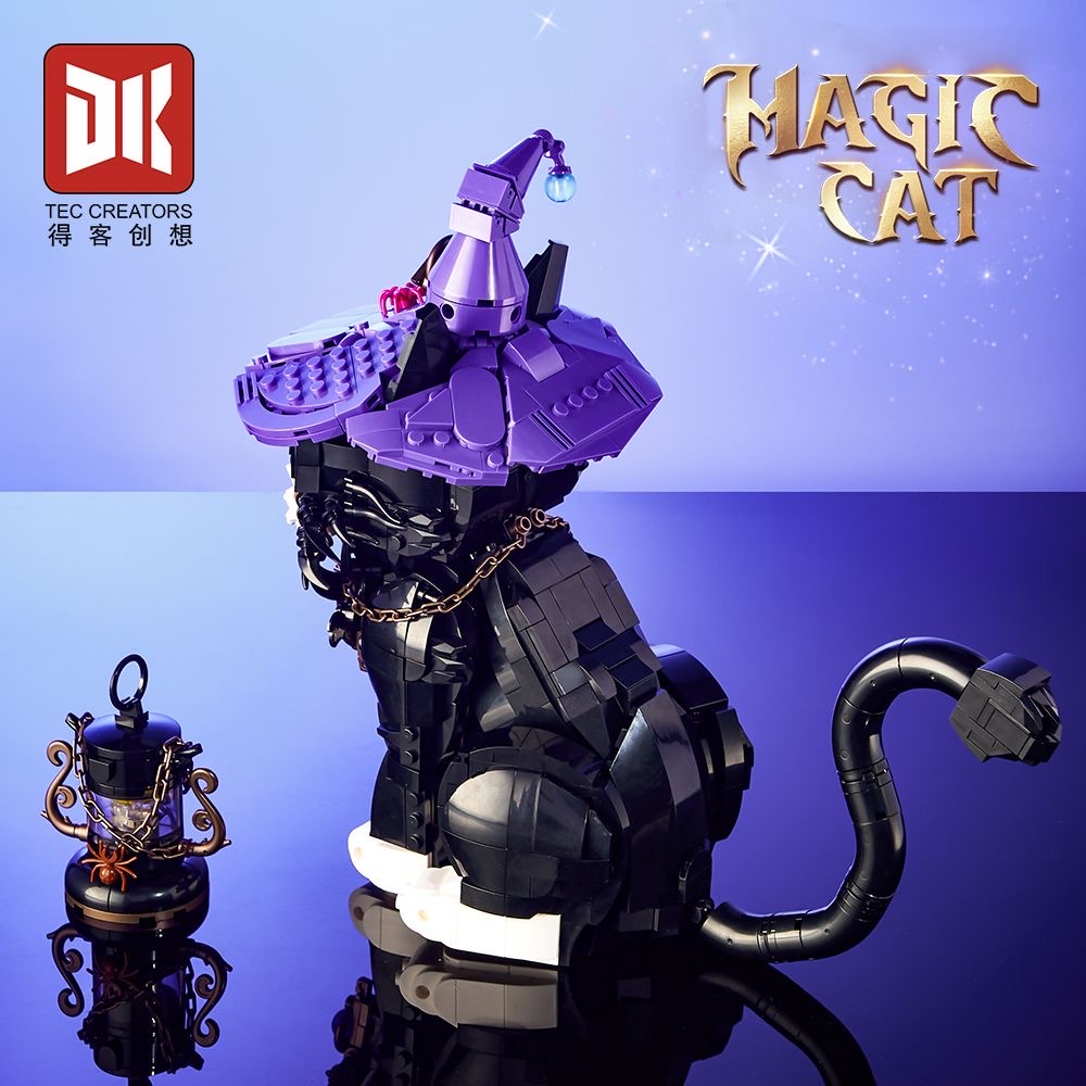 Compatible with Deke Creative Technology sense, puzzle building Magic Cat, genuine girls' trendy building blocks, puzzle and creative toys detail image 8