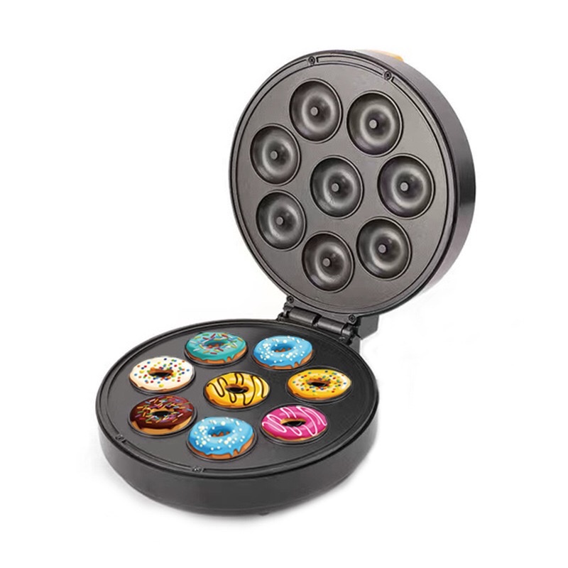 Doughnut machine, cake breakfast machine, Taiwan and the United States sandwich machine, large eight-hole bread machine, original factory, original factory Application Scenario