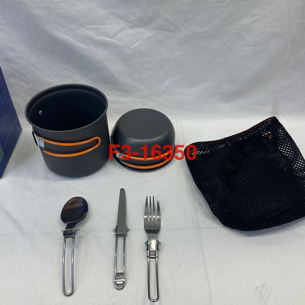户外锅具露营炊具卡式炉具野炊套锅野营煮锅便携式烧水壶野餐套装DS-101源头工厂详情图2