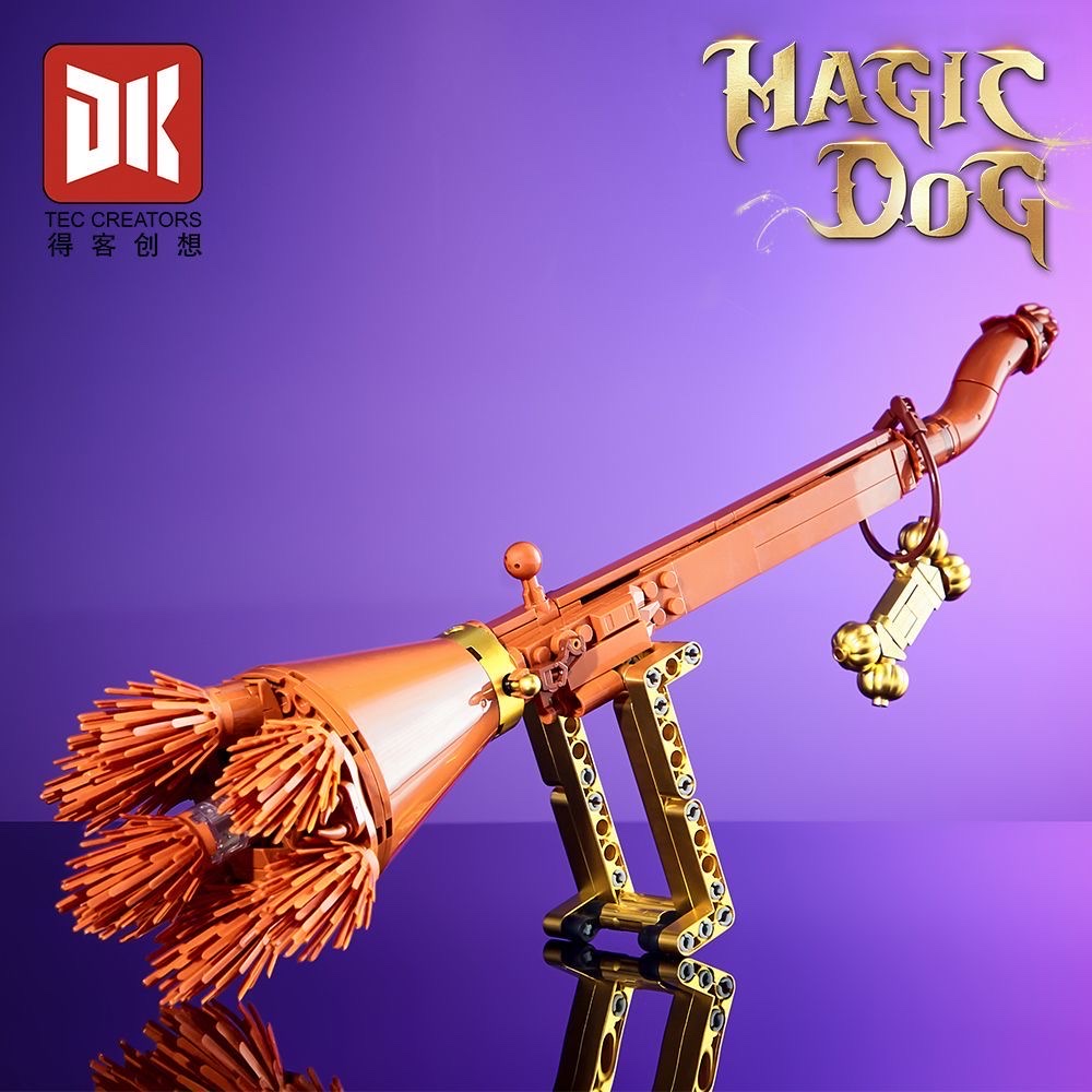 Compatible with Deke building blocks Magic Dog adult cute playmate, a new version of domestic handcrafted mechanical assembly 2025 building blocks detail image 5