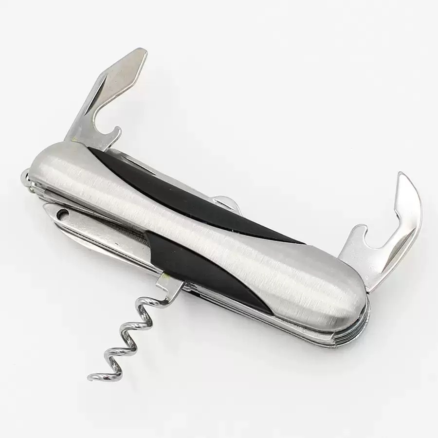 In-stock multi-functional folding knife, Swiss stainless steel 11-cut small knife, outdoor folding knife, straight knife, portable tool detail image 1