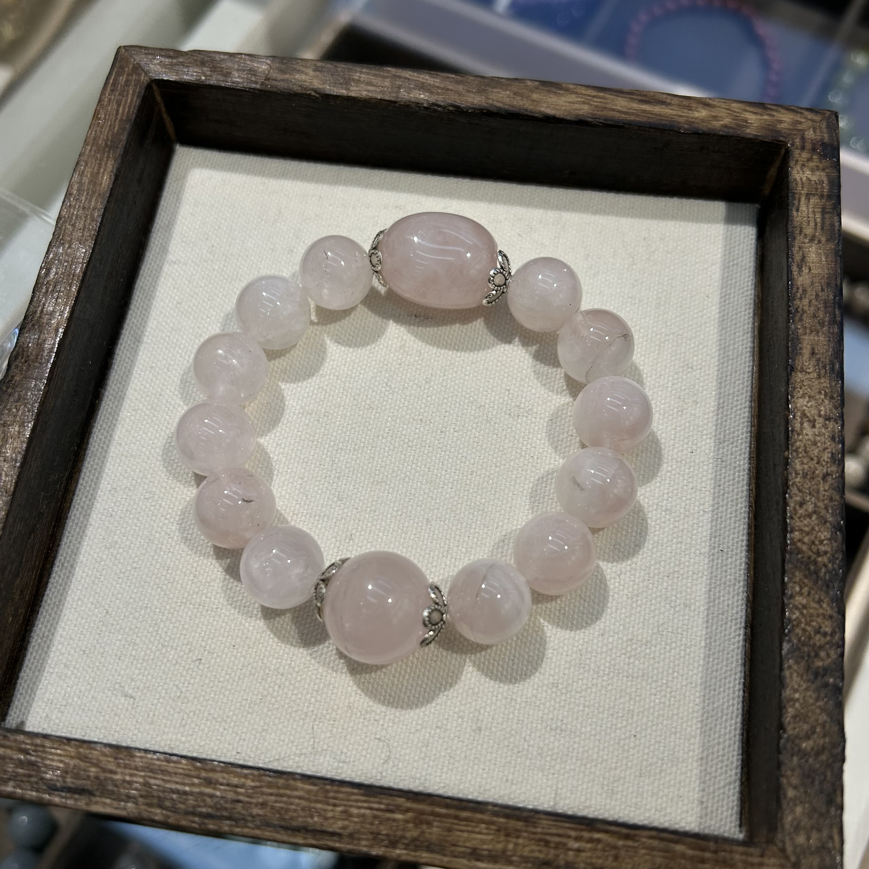 新款百搭水晶手串手串文玩合香手串紫金鼠星月菩提文玩详情图3