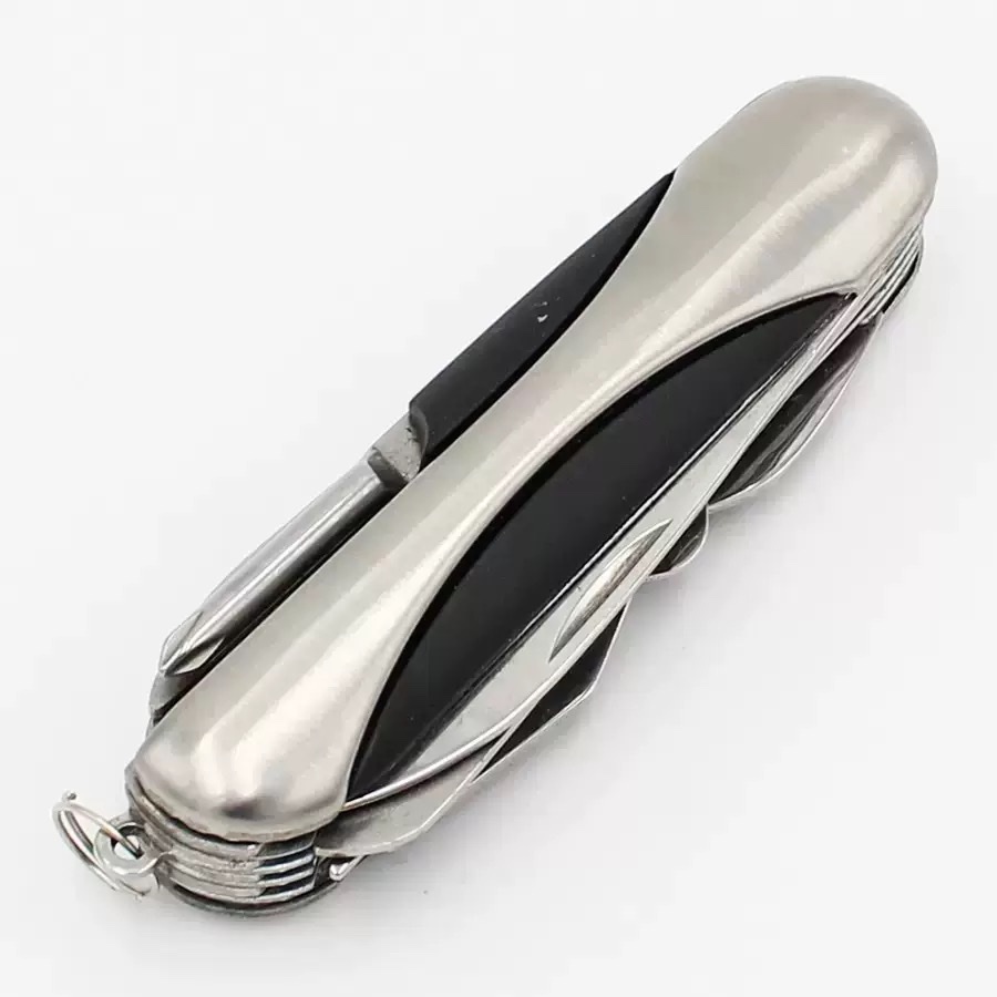 In-stock multi-functional folding knife, Swiss stainless steel 11-cut small knife, outdoor folding knife, straight knife, portable tool Specification image