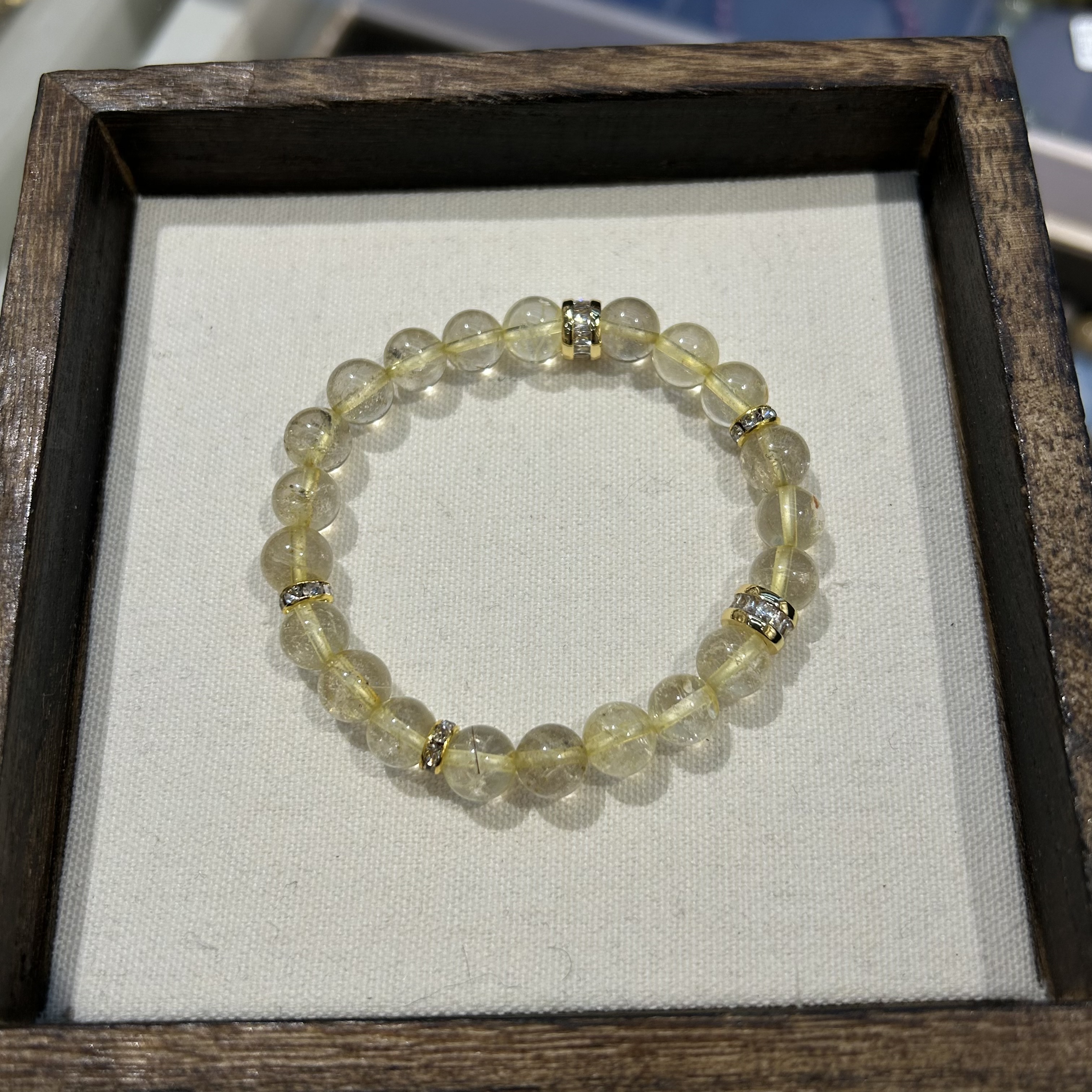 新款百搭水晶手串手串文玩合香手串紫金鼠星月菩提文玩细节图