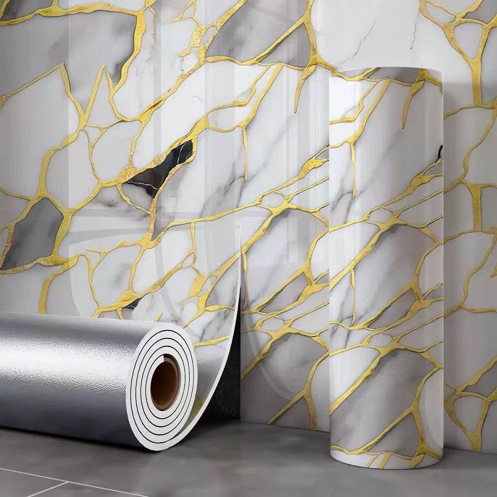 Wholesale home beautification and decoration marble style simple modern self-adhesive wall stickers detail image 6