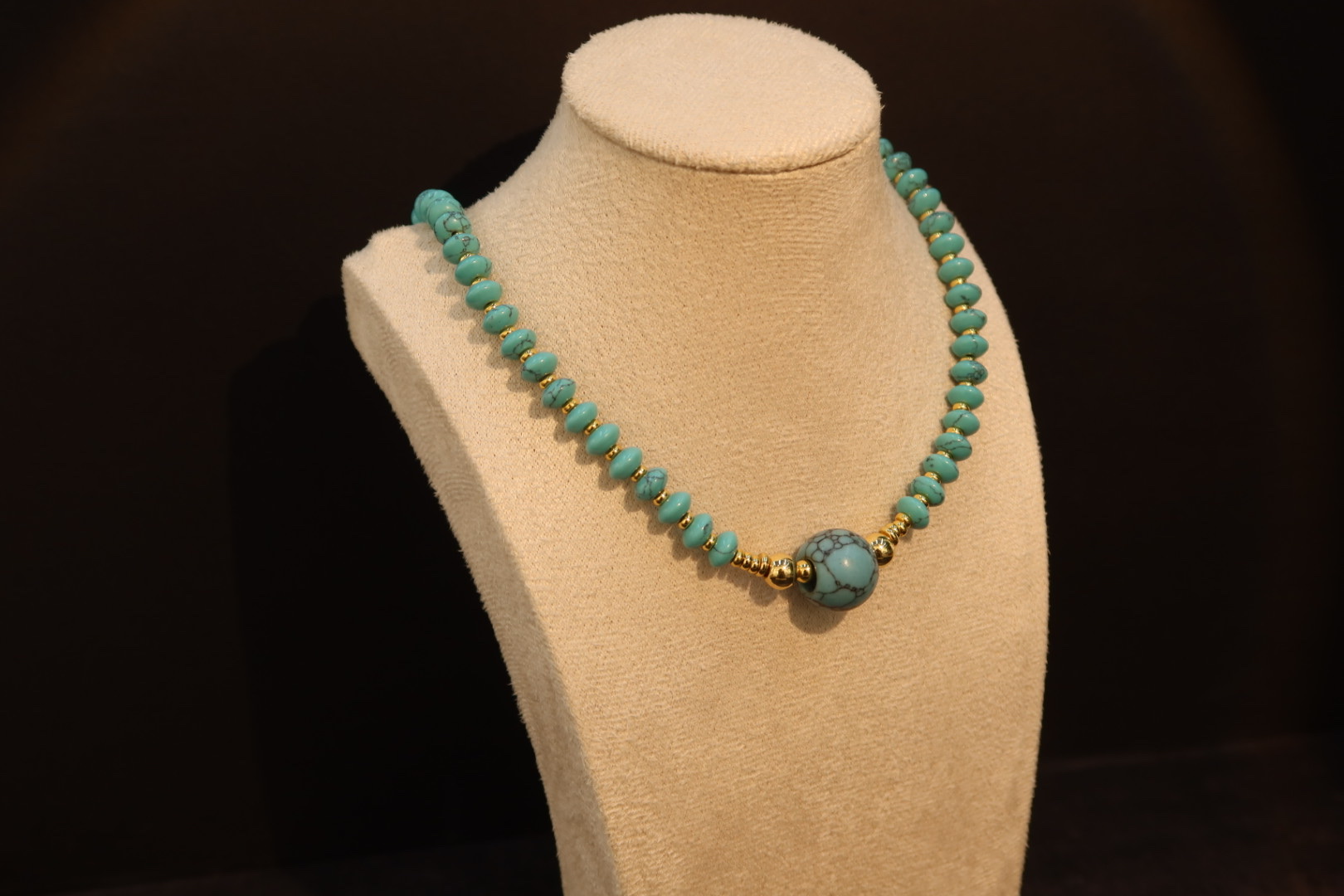 新款百搭项链珍珠天然石项链银饰珍珠项链时尚百搭毛衣链详情图4