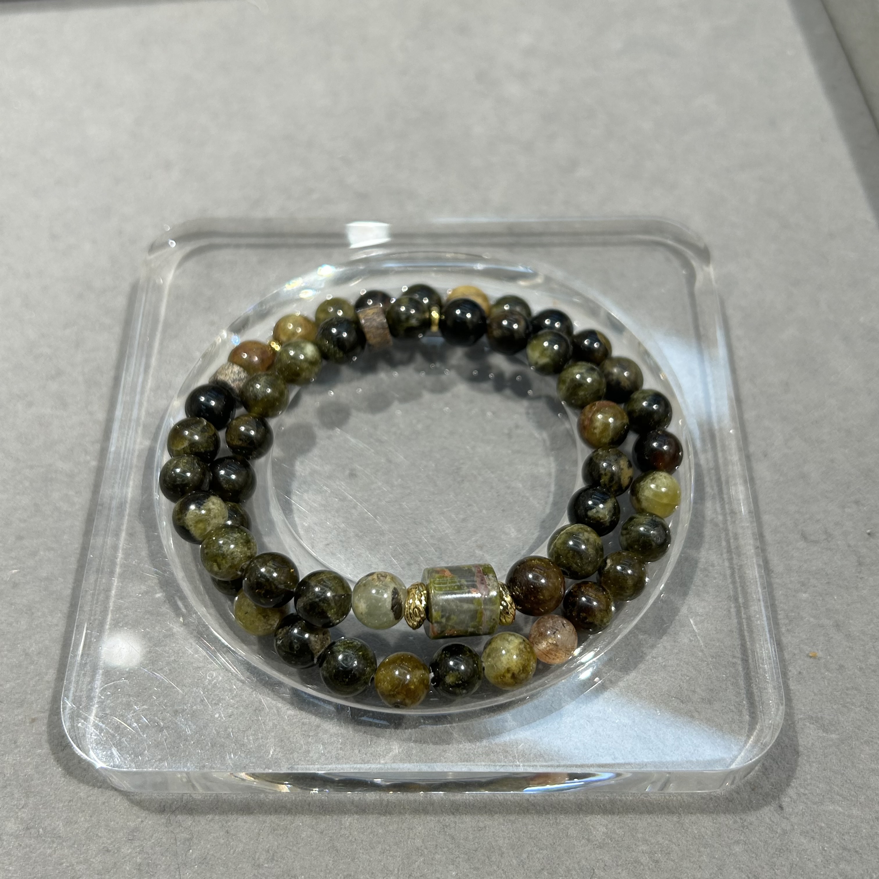 新款紫金鼠手串合香手串文玩星月菩提黑色虎眼石玉石手链手串详情图3