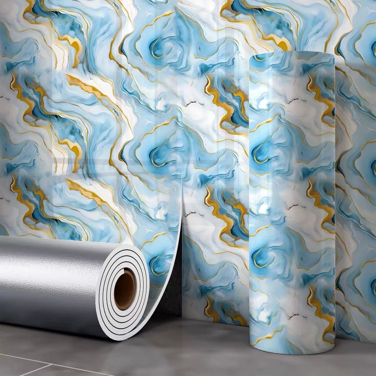 Wholesale home beautification and decoration marble style simple modern self-adhesive wall stickers