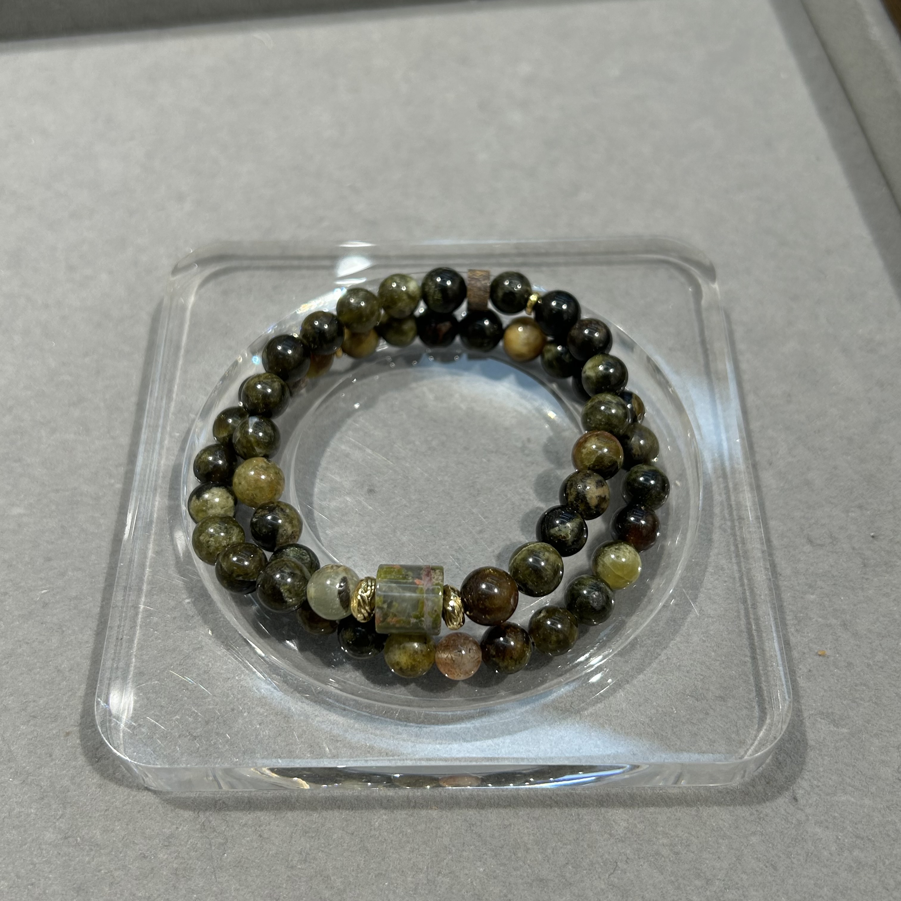 新款紫金鼠手串合香手串文玩星月菩提黑色虎眼石玉石手链手串产品图