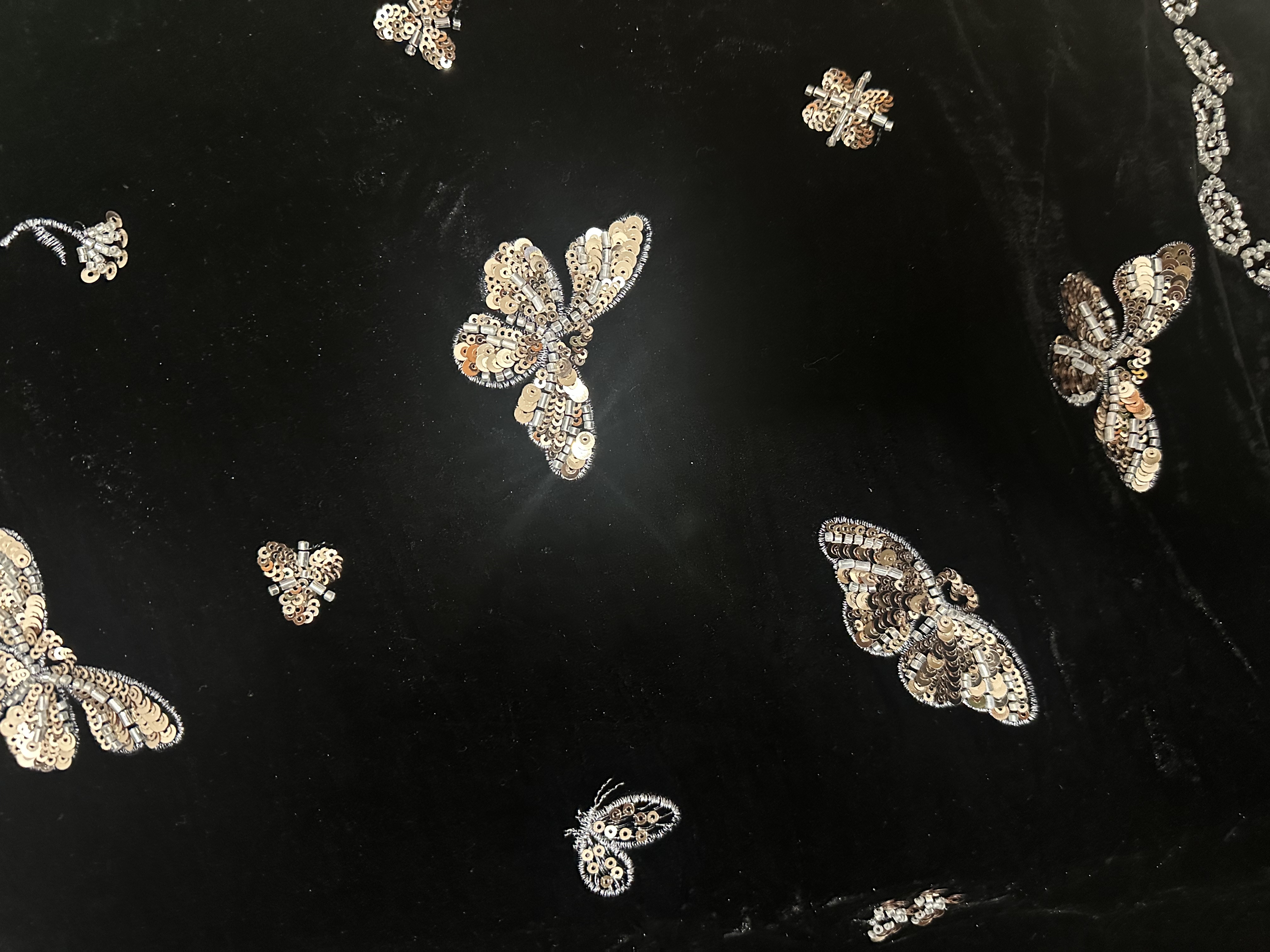 马踏祥云双色葫芦蝴蝶双层复合绒做外套马甲礼服旗袍详情图11