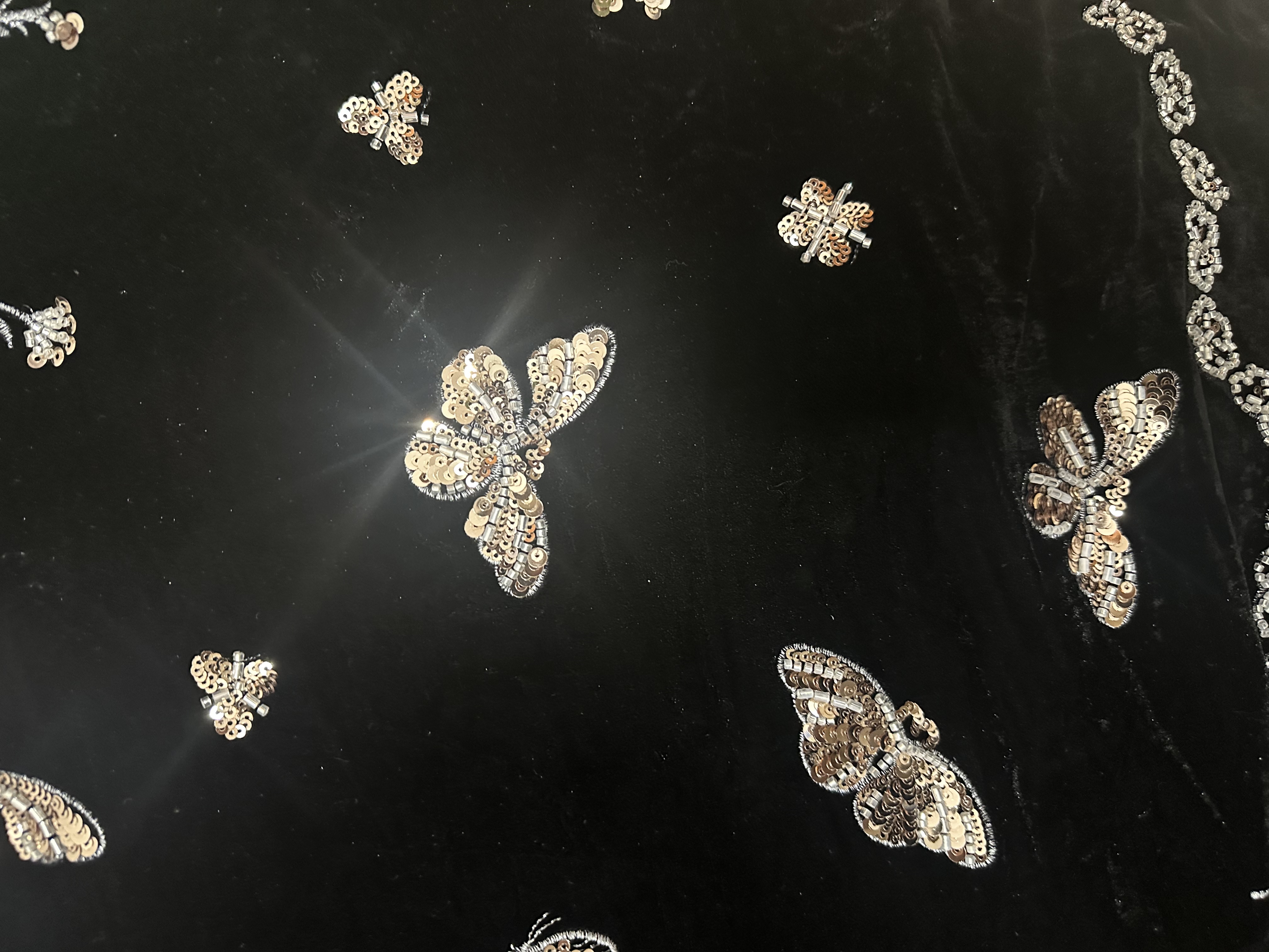 马踏祥云双色葫芦蝴蝶双层复合绒做外套马甲礼服旗袍详情图12