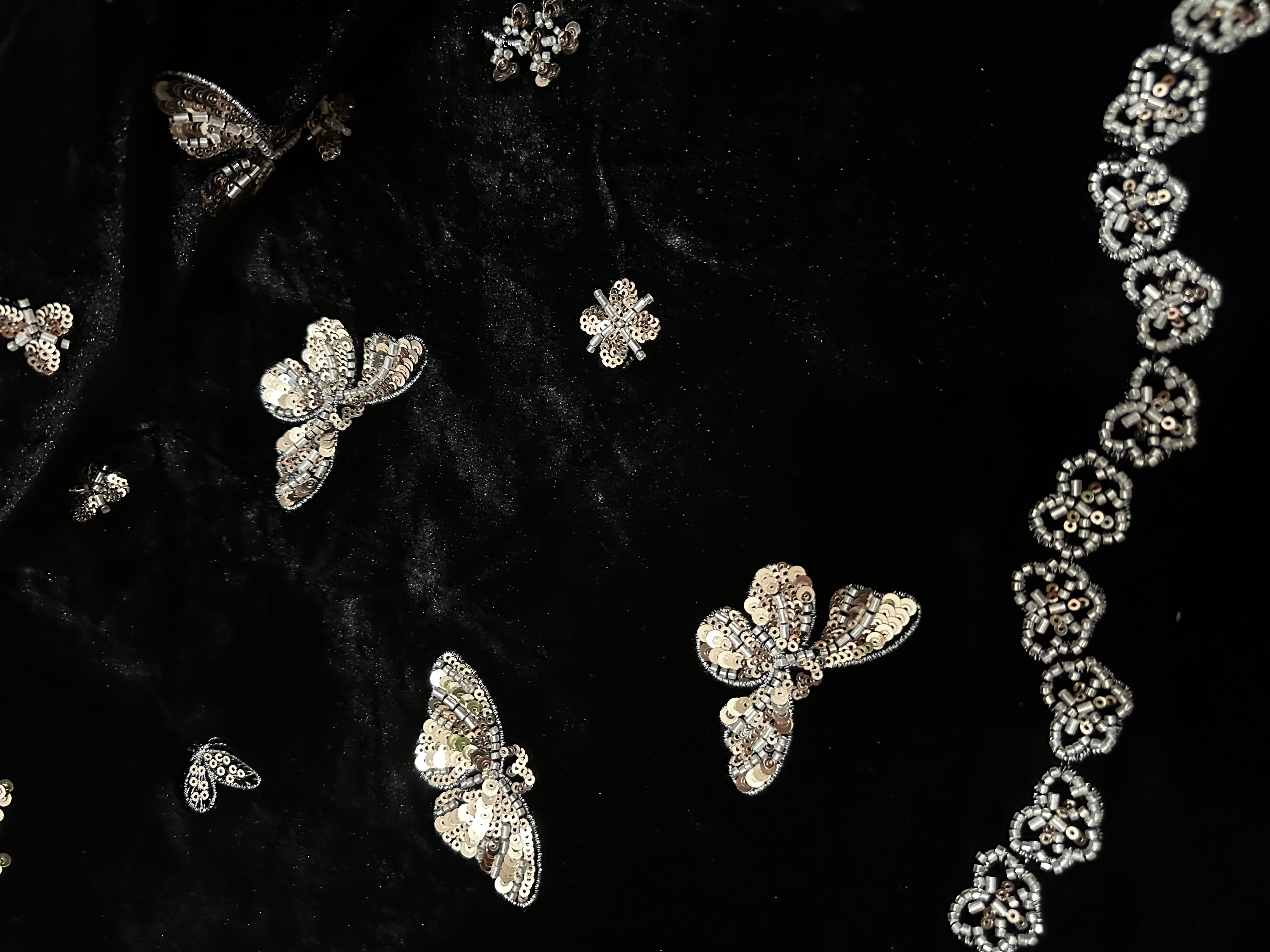 马踏祥云双色葫芦蝴蝶双层复合绒做外套马甲礼服旗袍详情图15