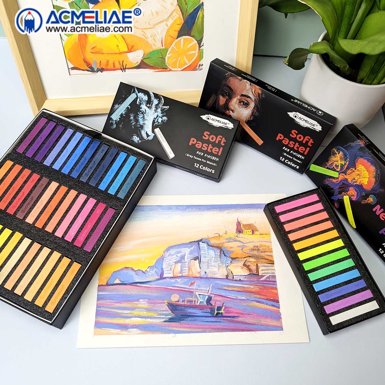 ACMELIAE 72 Color Soft Pastel Art Drawing Pastel Soft High Quality Soft Pastel for Art Drawing  Application Scenario