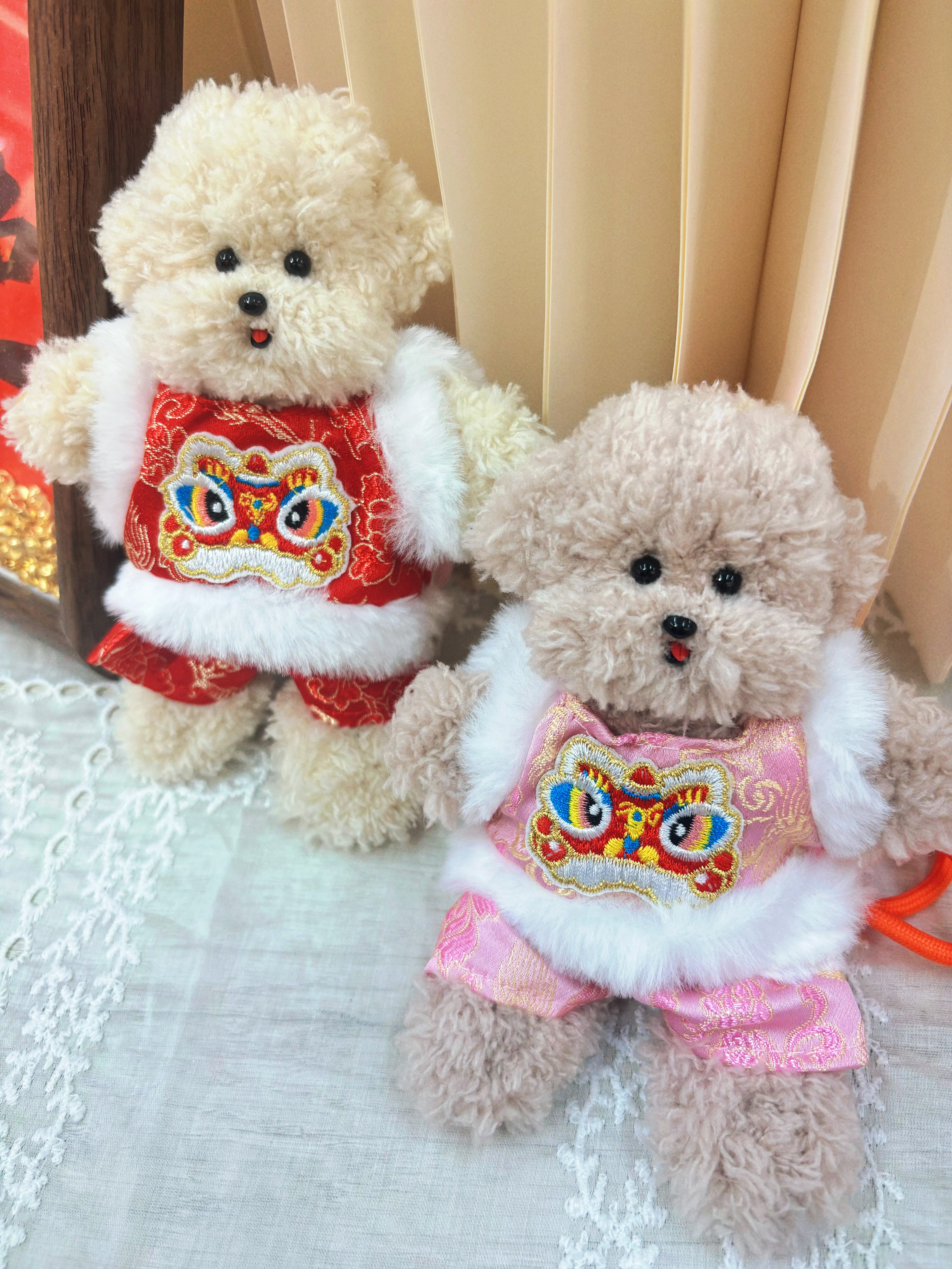 领养一只小狗系列～ 可以凹造型 ～变装 ～换衣服 ～ 当摆件！玩具 毛绒玩具 bjd娃衣