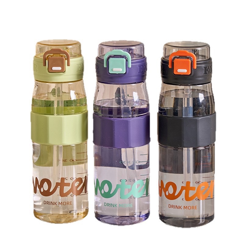 In 2026, the best-selling plastic space cup, simple leather case, heat-resistant sports water cup, straw cup, portable for students of both boys and girls, other 800MLTY-0999-493 Item Picture