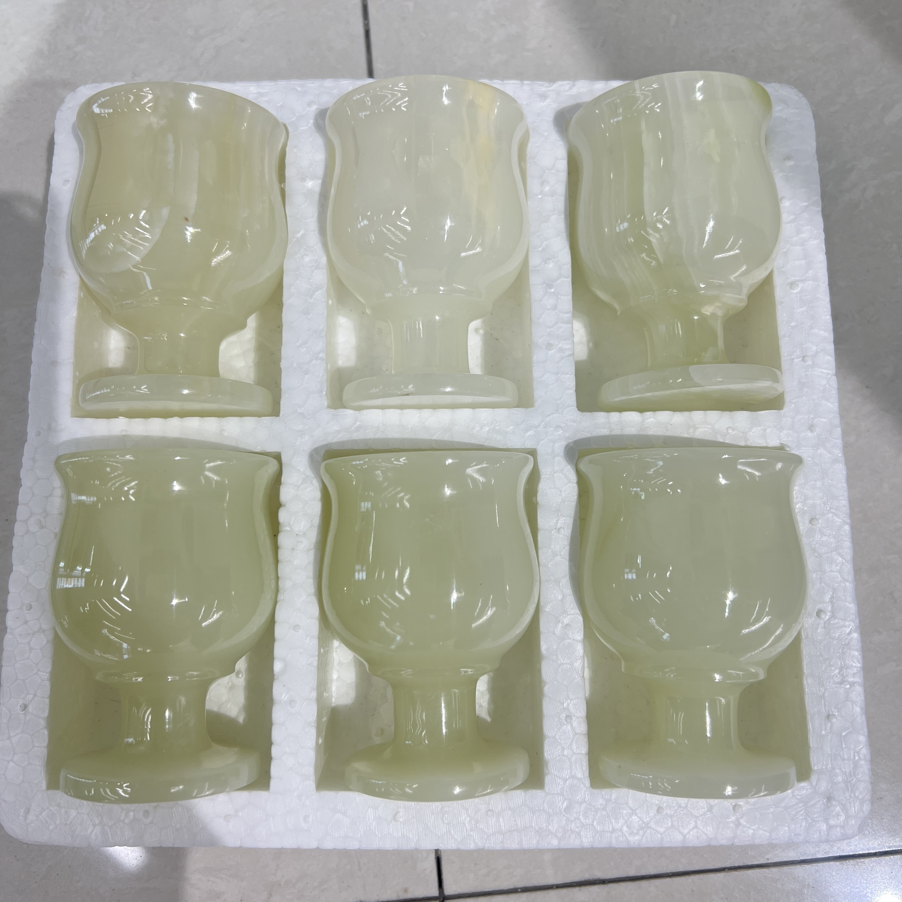 巴基斯坦玉杯#新品上架#酒具白酒具红酒杯一体成型白酒具酒杯摆件冰杯白酒杯酒杯摆件详情图3