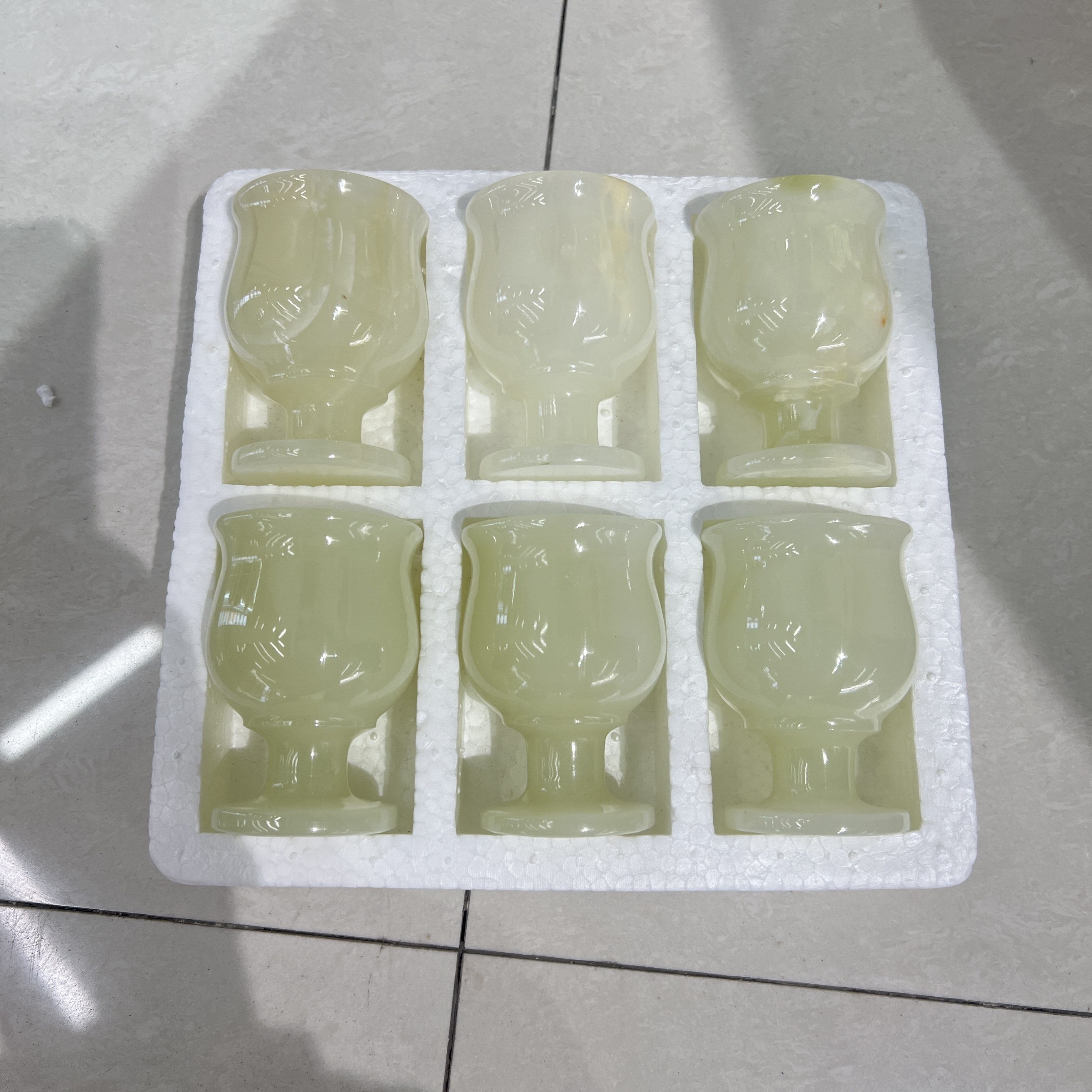 巴基斯坦玉杯#新品上架#酒具白酒具红酒杯一体成型白酒具酒杯摆件冰杯白酒杯酒杯摆件详情图5