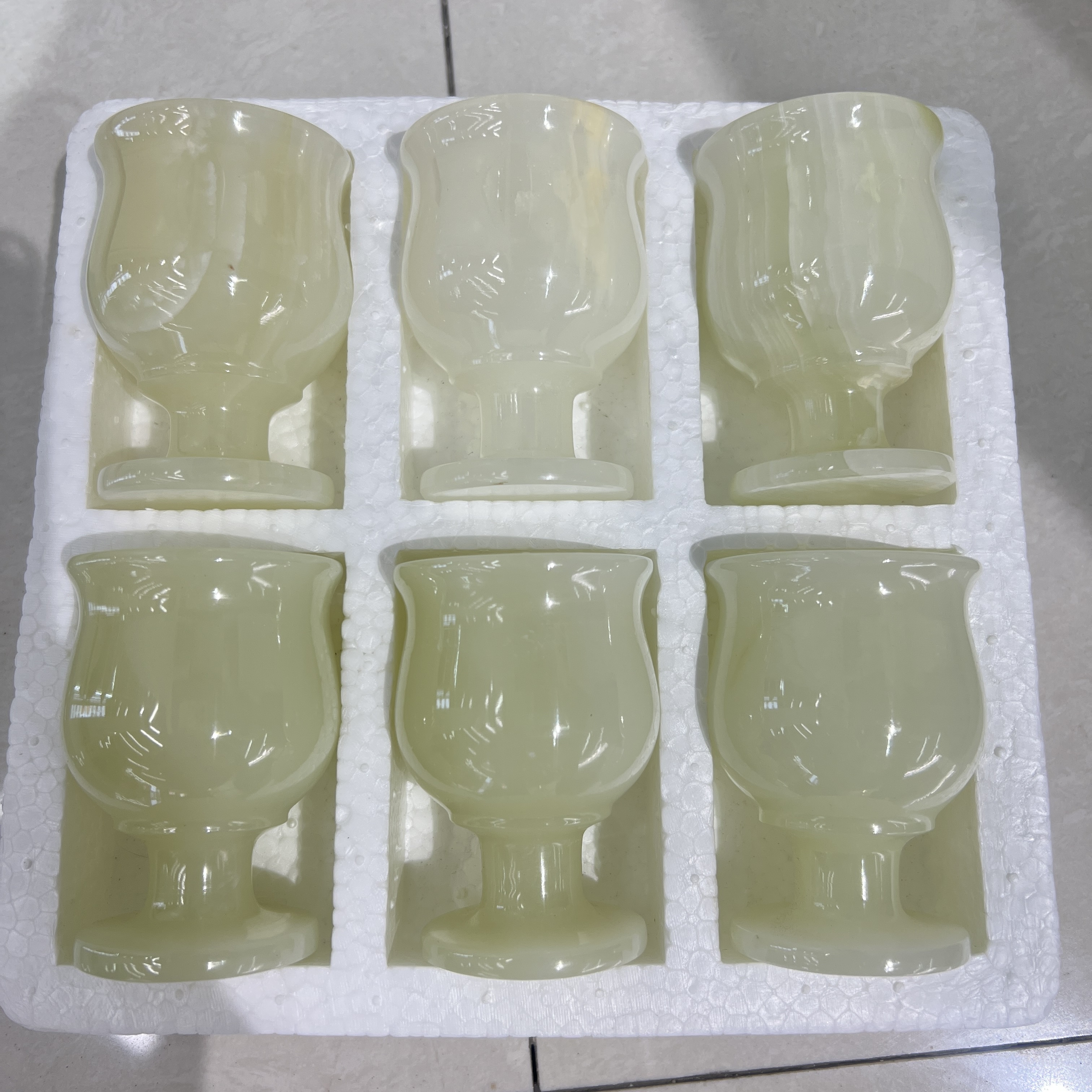 巴基斯坦玉杯#新品上架#酒具白酒具红酒杯一体成型白酒具酒杯摆件冰杯白酒杯酒杯摆件详情图4