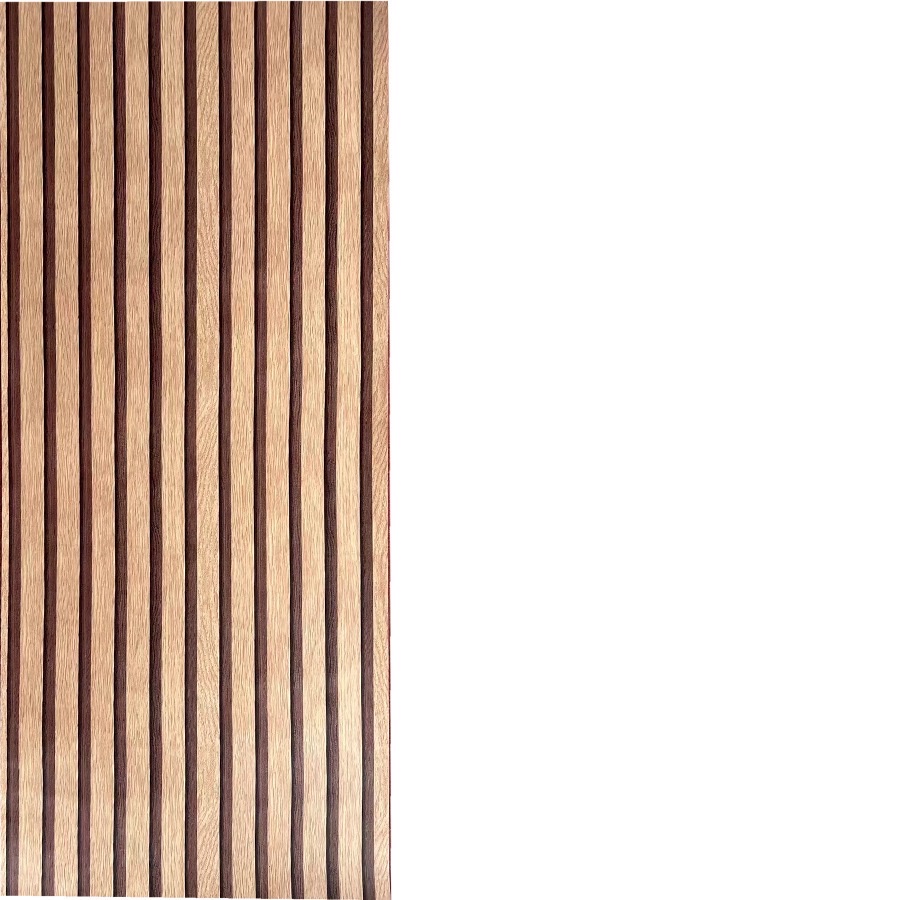 Cross-border wholesale self-adhesive wallpaper, striped PVC imitation grille, wood grain wall stickers, restaurant table and cabinet waterproof stickers Item Picture