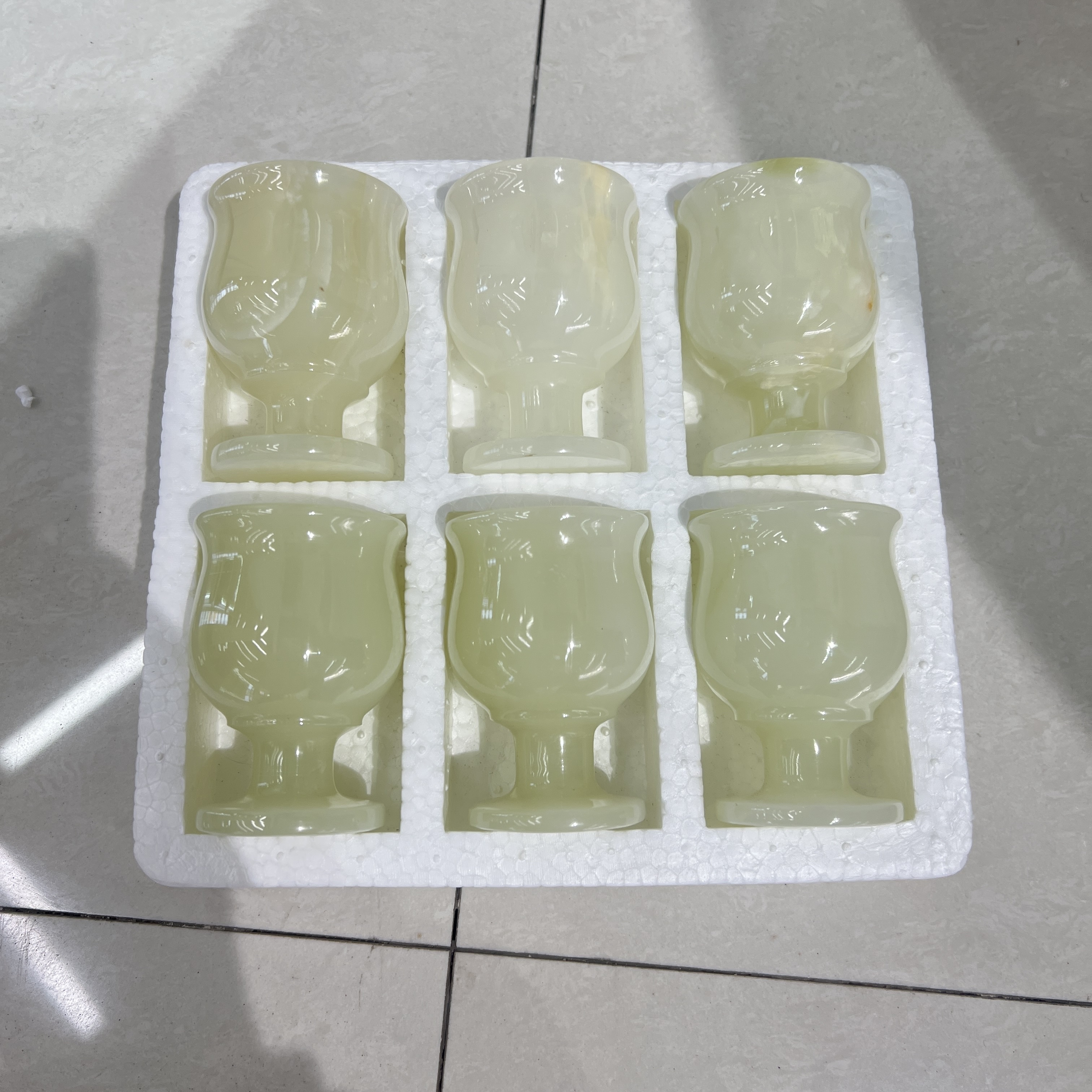 巴基斯坦玉杯#新品上架#酒具白酒具红酒杯一体成型白酒具酒杯摆件冰杯白酒杯酒杯摆件详情图7