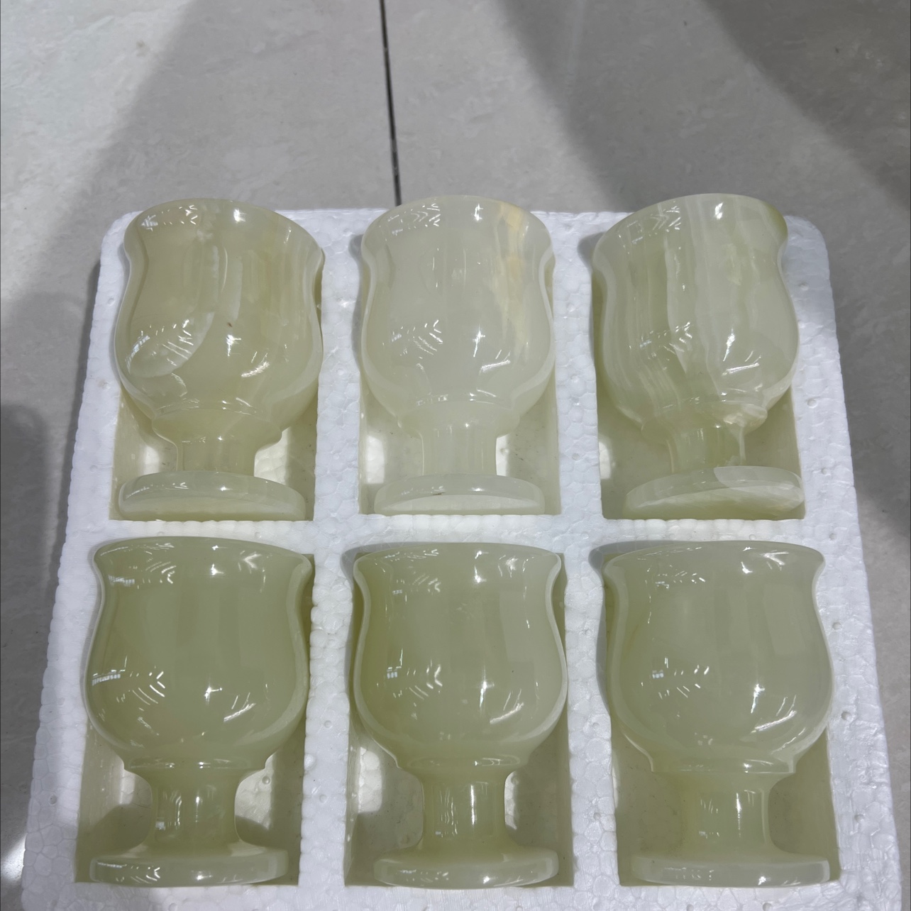 巴基斯坦玉杯#新品上架#酒具白酒具红酒杯一体成型白酒具酒杯摆件冰杯白酒杯酒杯摆件