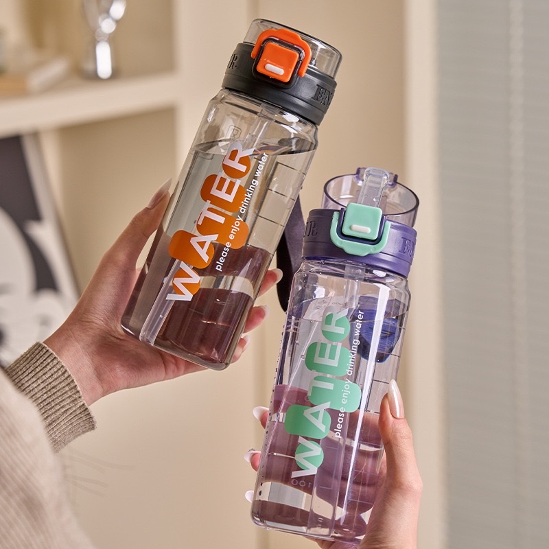 2026 New style straw water cup, portable water bottle for boys and girls, sporty style, high-temperature resistant, shock-resistant, fashionable space cup, other 660MLTY-0998-493 pic 10