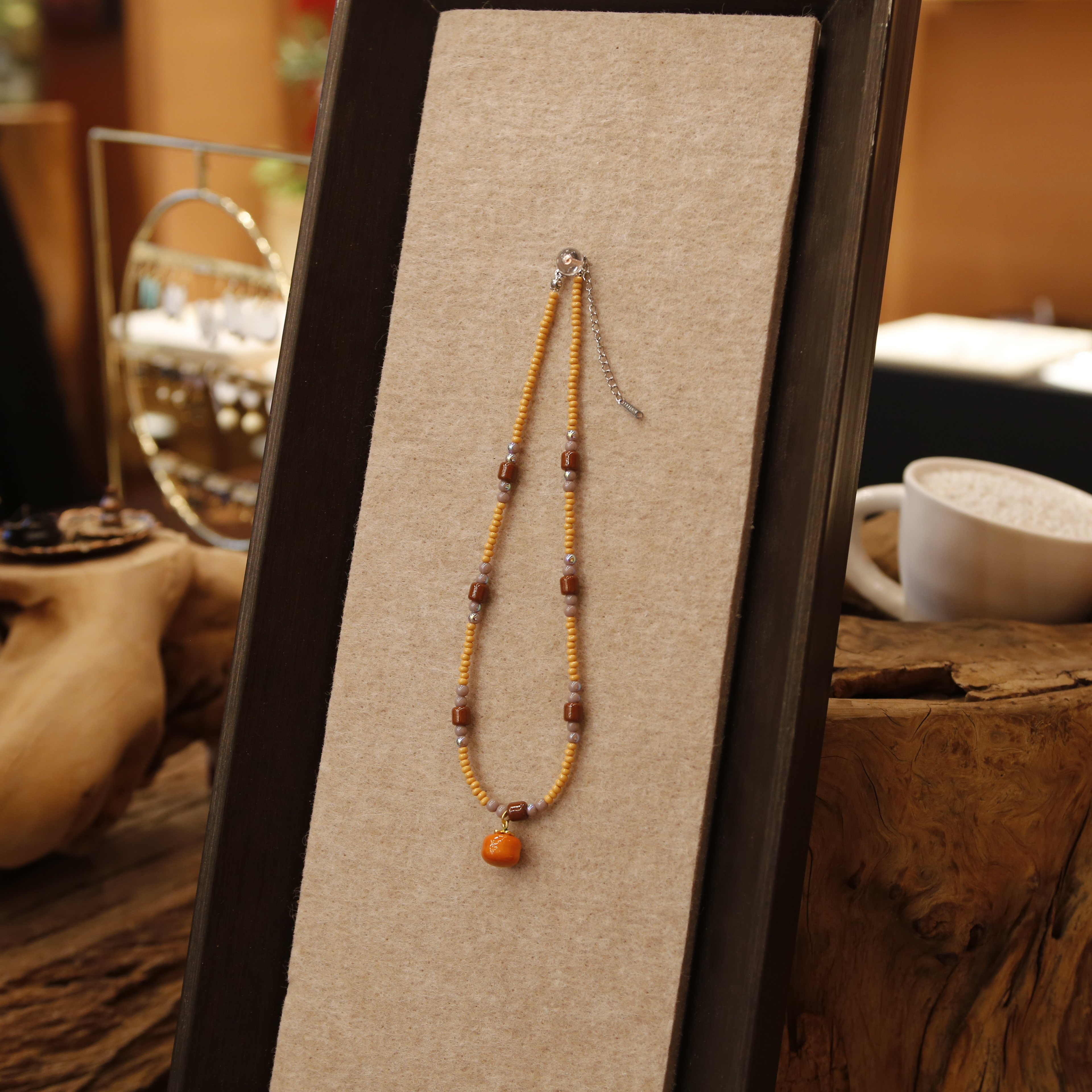 事事如意陶瓷项链详情图2