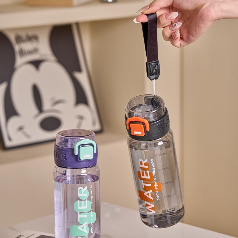 2026 New style straw water cup, portable water bottle for boys and girls, sporty style, high-temperature resistant, shock-resistant, fashionable space cup, other 660MLTY-0998-493 pic 8