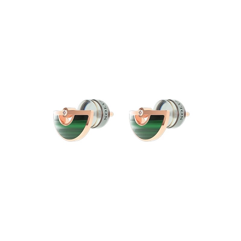 NOLYN Feather Series Light Luo Feather Fan Ear Stud Accessories Zircon Light Luxury Niche women's high-end gift ear Stud accessories Ear Stud accessories Ear Stud Accessories Exquisite pure silver small ear Stud accessories Ear Stud Accessories Specification image