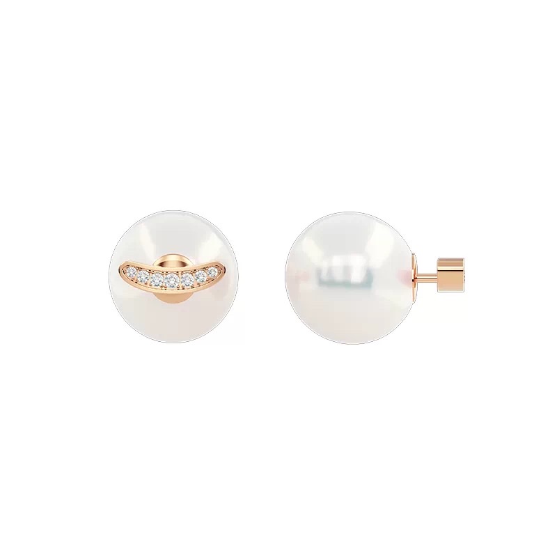 NOLYN's Unfastened Boat ear stud accessories feature a light luxury design and a niche new gift. The beizhu ear stud accessories exude an exquisite and high-end feel Specification image