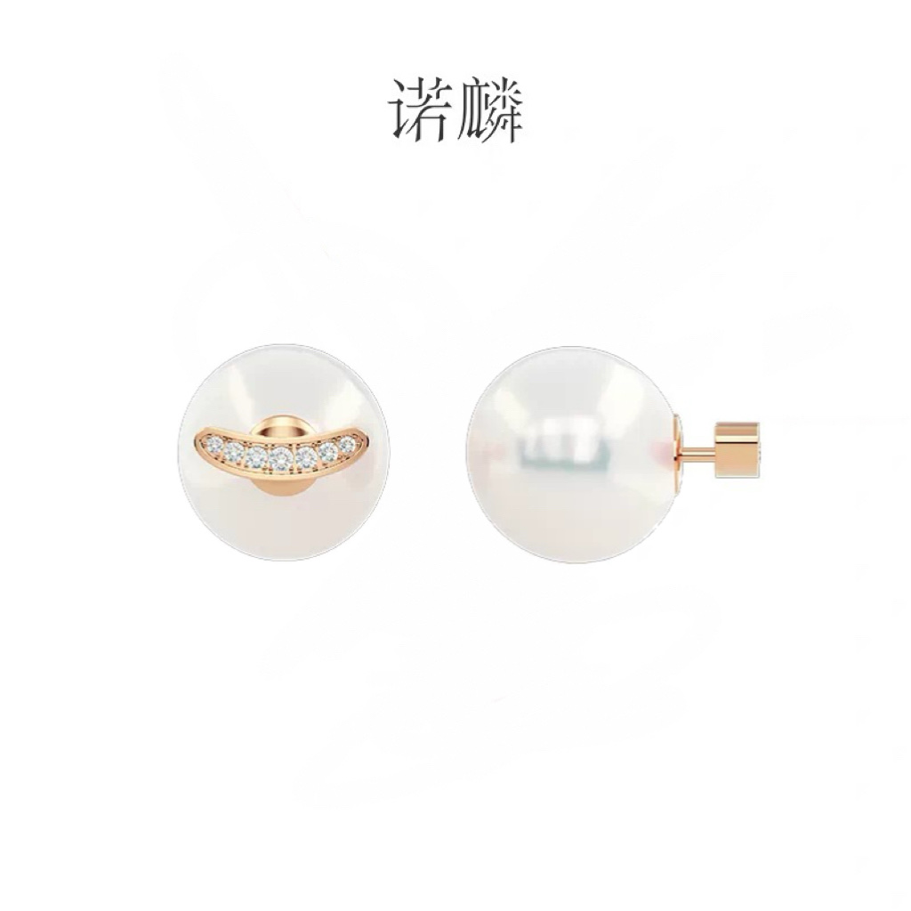 诺麟NOLYN不系之舟耳钉饰品轻奢设计小众新款礼物贝珠精致高级感耳钉饰品耳饰耳钉
