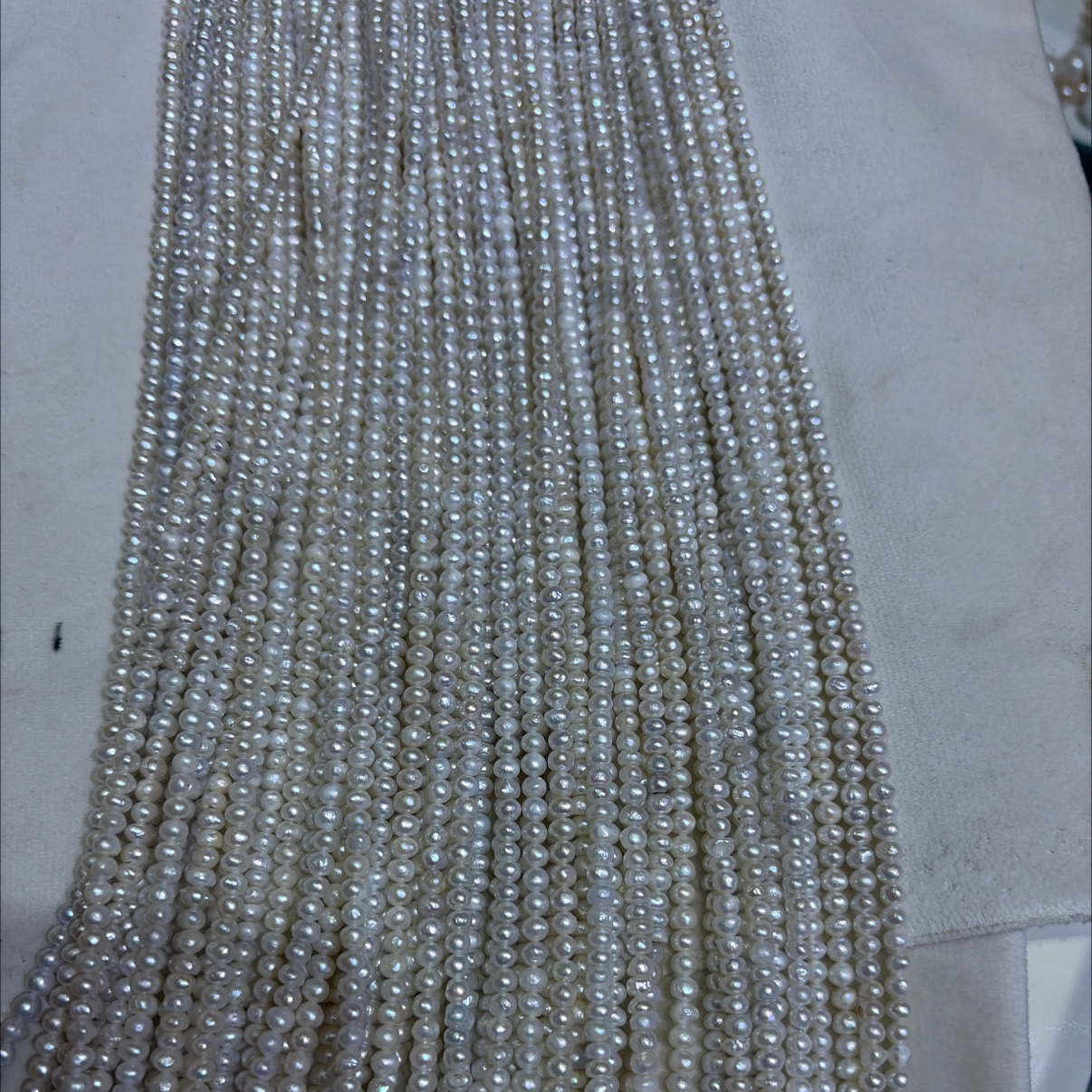 天然淡水珍珠银饰项链 纯银项链 清新优雅设计