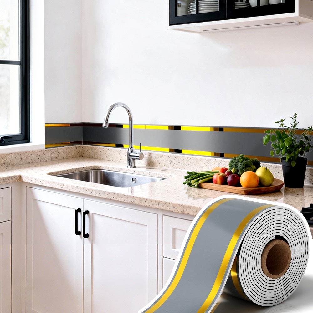 Skirting board, self-adhesive skirting board, wall stickers, window sills, door frames, waveguide lines, waistlines, decorative corner lines, floor tiles, stickers, self-adhesive wallpaper Specification image